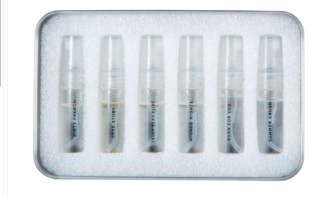 FRAGANCE FLIGHT  EAU DE PARFUM 6 X0.1FL O/ 3ML