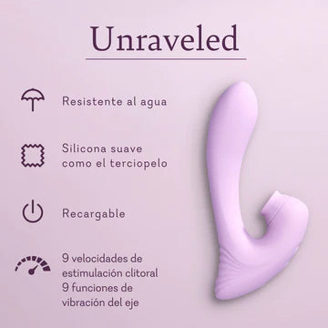 Unraveled (Dual-Action Vibrator With Tickler)